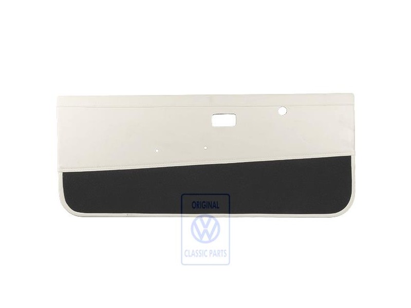 VW Original Panel De Puerta (Cuero) Blanco Lasky - 155867015BCSW4