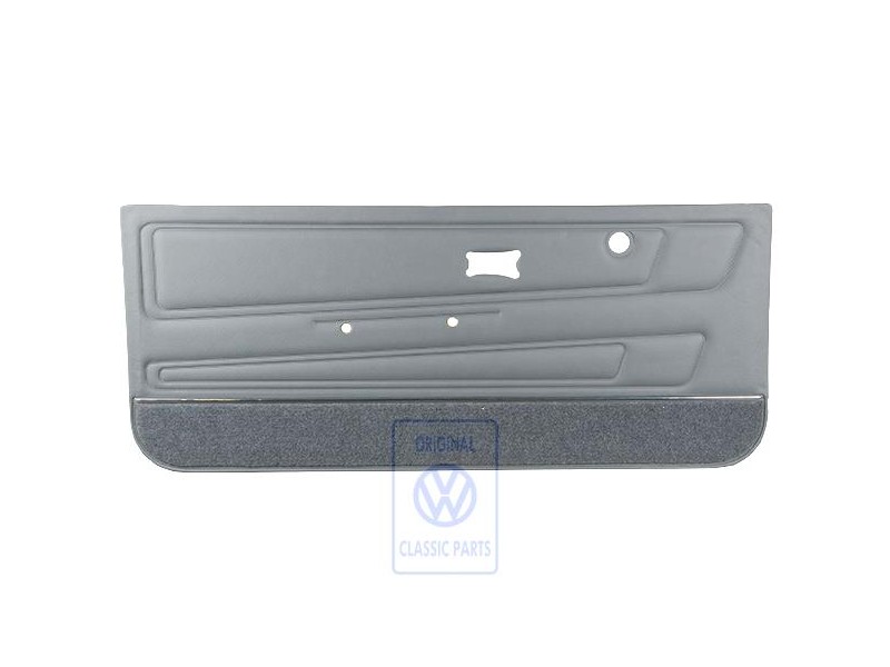 VW Original Panel Puerta (Cuero Sintetico) Gris Paloma - 155867015BGWP3