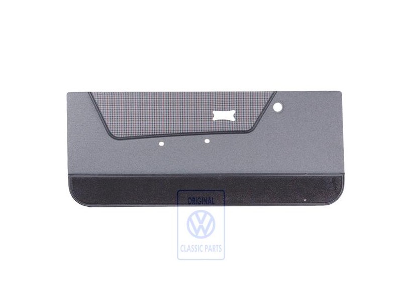 VW Original Revestimiento Puerta Negro-Plateado/Negro - 155867015CKAYJ