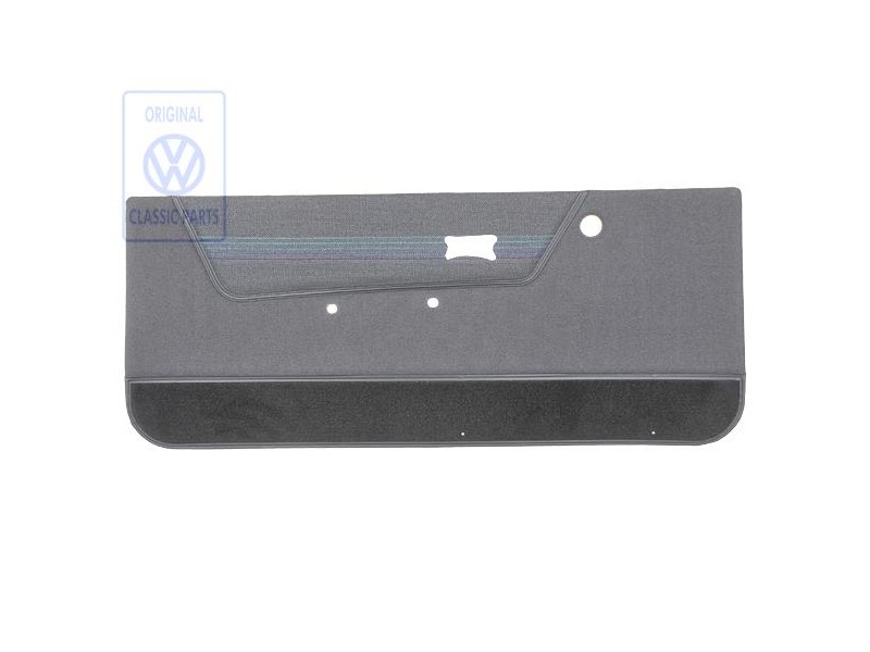 VW Original Revestimiento Puerta Negro Grisaceo/Azul/Verde - 155867015CMAYL