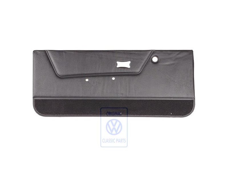 VW Original Panel Puerta (Cuero Sintetico) Negro - 155867015DGEA3