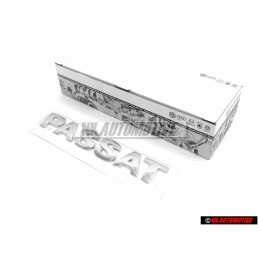 VW Original PASSAT Trasero Rotulo Insignia Emblema Cromo - 3B0853687 739