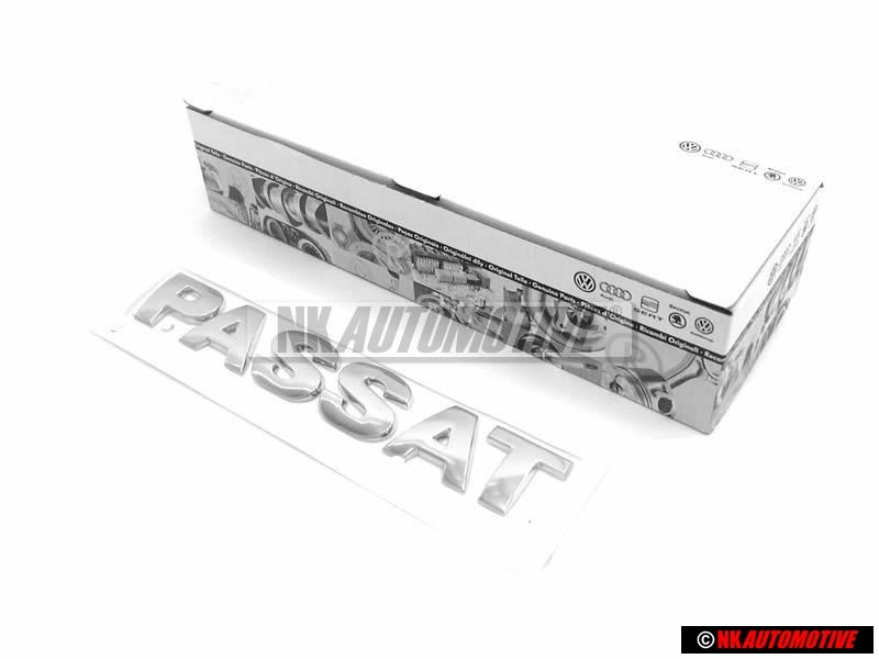 VW Original PASSAT Trasero Rotulo Insignia Emblema Cromo - 3B0853687 739