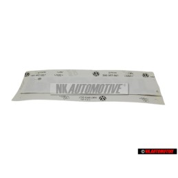 VW Original PASSAT Trasero Rotulo Insignia Emblema Cromo - 3B0853687 739