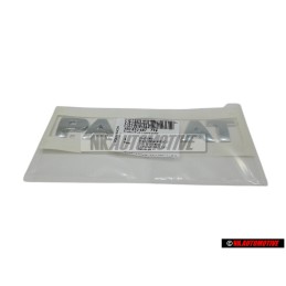 VW Original PASSAT Trasero Rotulo Insignia Emblema Cromo - 3B0853687 739