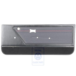 VW Original Revestimiento Puerta Gris/Rojo/Negro - 155867016ANWP8