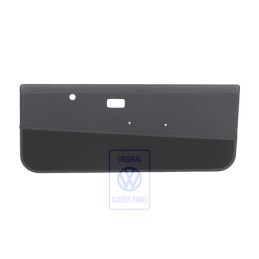 VW Original Panel De Puerta (Cuero) Negro - 155867016BCXV6