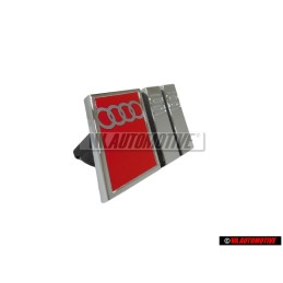 Audi Original S6 Frente Rotulo Insignia Emblema Cromo Rojo - 4A5853736C 2ZZ