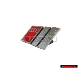Audi Original S6 Frente Rotulo Insignia Emblema Cromo Rojo - 4A5853736C 2ZZ