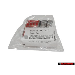 Audi Original S6 Frente Rotulo Insignia Emblema Cromo Rojo - 4A5853736C 2ZZ