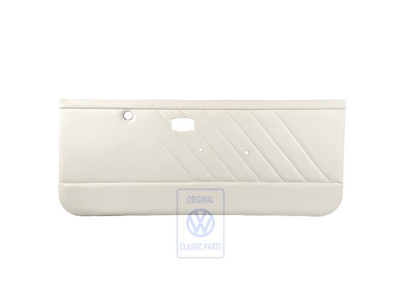 VW Original Panel Puerta (Cuero Sintetico) Blanco Lasky - 155867016EC8YN