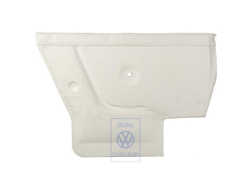 VW Original Revestimiento Lateral (Cuero) Blanco Alaska - 155867043Q 3YX