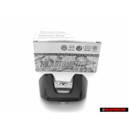 VW Original R Volante Rotulo Insignia Emblema Aluminio - 5K0419685N POP