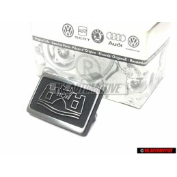 VW Original WOLFSBURG Lado Rotulo Insignia Emblema - 165853688A GX2
