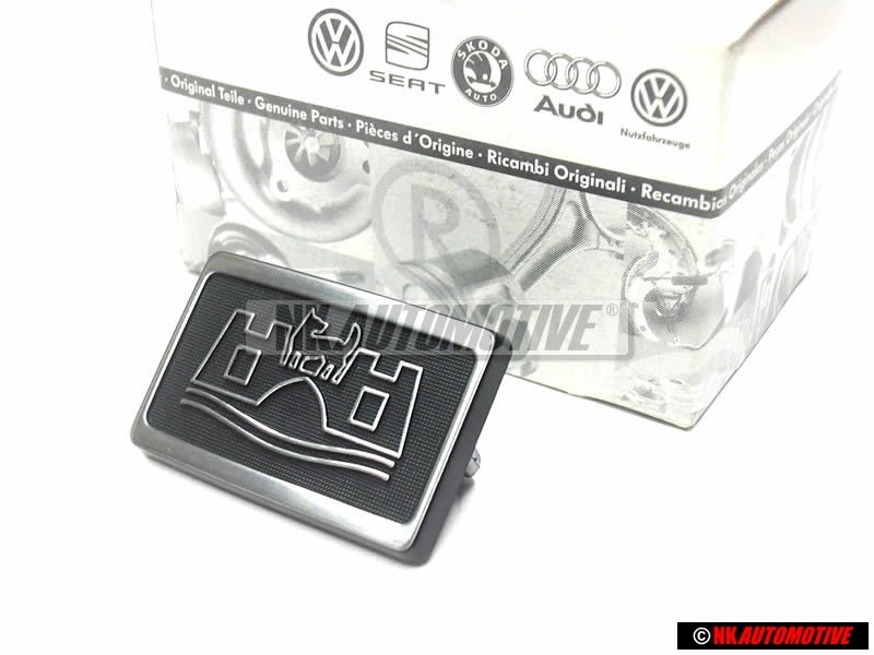VW Original WOLFSBURG Lado Rotulo Insignia Emblema - 165853688A GX2