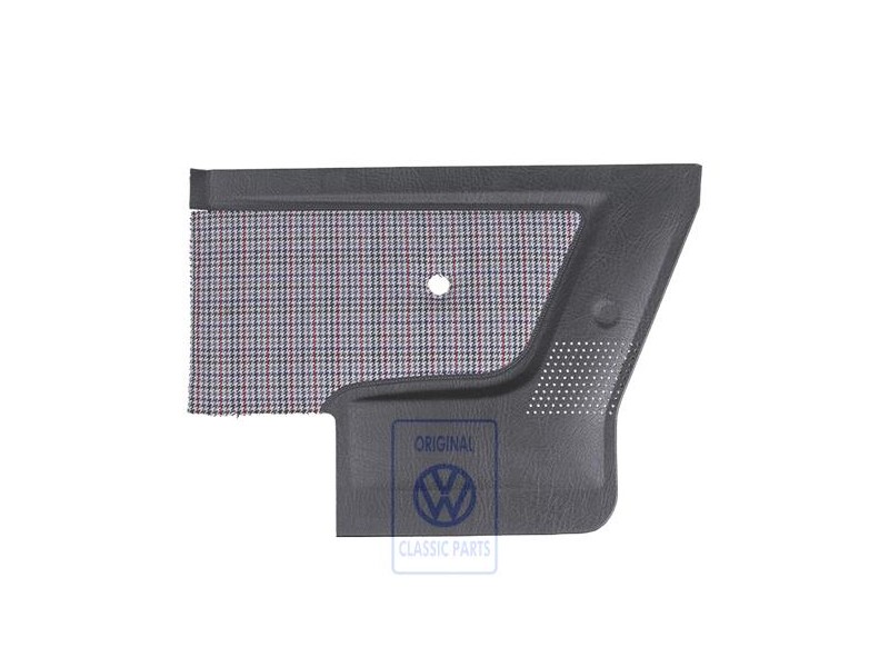 VW Original Revestimiento Lateral (Tela) Negro - 155867044M XV2