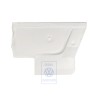 VW Original Revestimiento Lateral (Cuero) Blanco Alaska - 155867044Q 3YX