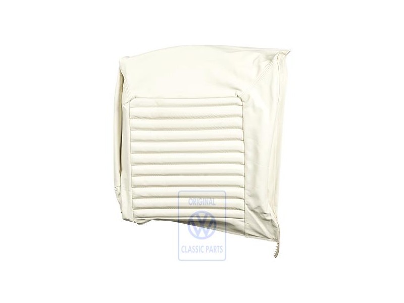 VW Original Tapizado Respaldo Cuero/Cuero Artificial Blanco - 155885806D 2YG