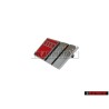 Audi Original S4 Frente Rotulo Insignia Emblema Cromo Rojo - 8D0853736C 2ZZ