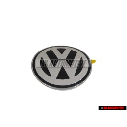 VW Original Frente Simbolo Insignia Emblema Negro Cromo - 1C0853617A WV9