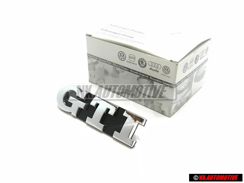 VW Original GTI Frente Rotulo Insignia Emblema Cromo - 1K6853679D FXC