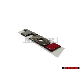 VW Original TDI Trasero Rotulo Insignia Emblema Cromo Rojo - 7D0853675C EQW