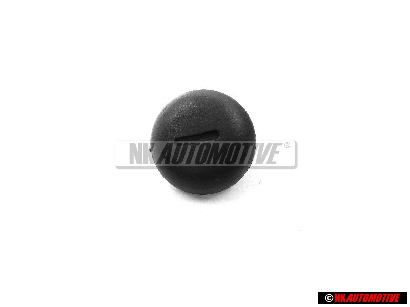 VW Original Boton Presion Negro Satinado - 253260130 01C