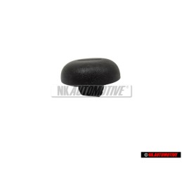 VW Original Boton Presion Negro Satinado - 253260130 01C