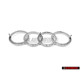 Audi Original Anillos Frente Simbolo Insignia Emblema Cromo - 443853605