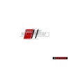 Audi Original S6 Volante Rotulo Insignia Emblema Cromo Rojo - 4B0419685