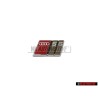 Audi Original S6 Volante Rotulo Insignia Emblema Cromo Rojo - 4B0419685