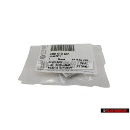 Audi Original S6 Volante Rotulo Insignia Emblema Cromo Rojo - 4B0419685