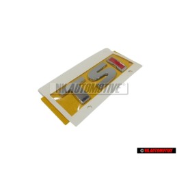 VW Original TSI Trasero Rotulo Insignia Emblema Cromo Rojo - 5G0853675A JZQ