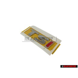 VW Original TSI Trasero Rotulo Insignia Emblema Cromo Rojo - 5G0853675A JZQ