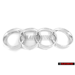 Audi Original Anillos Frente Simbolo Insignia Emblema Cromo - 8Z0853605 2ZZ