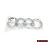 Audi Original Anillos Frente Simbolo Insignia Emblema Cromo - 8Z0853605 2ZZ