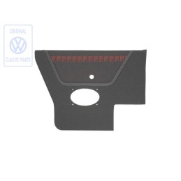 VW Original Revestimiento Lateral (Tela) Negro/Rojo - 155867043BEBYT