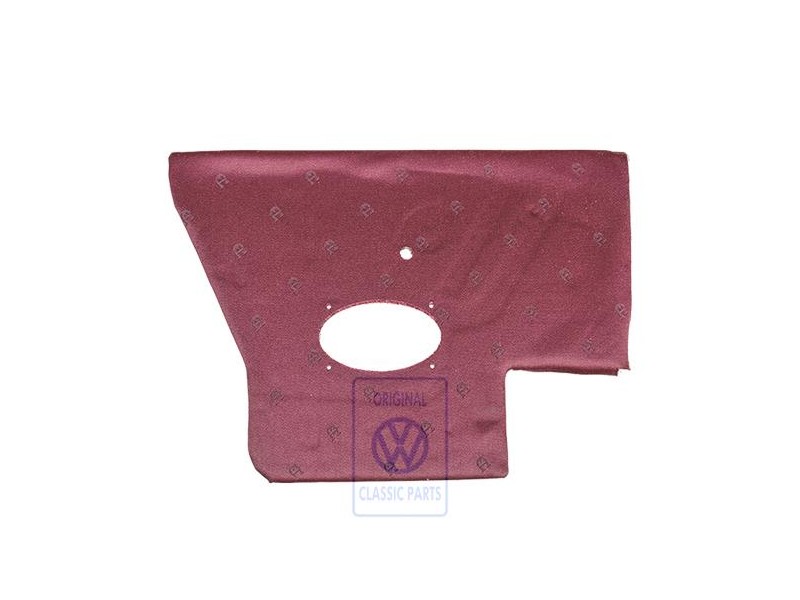 VW Original Revestimiento Lateral Rojo Verde - 155867044AL6YC