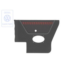 VW Original Revestimiento Lateral (Tela) Negro/Rojo - 155867044BEBYT