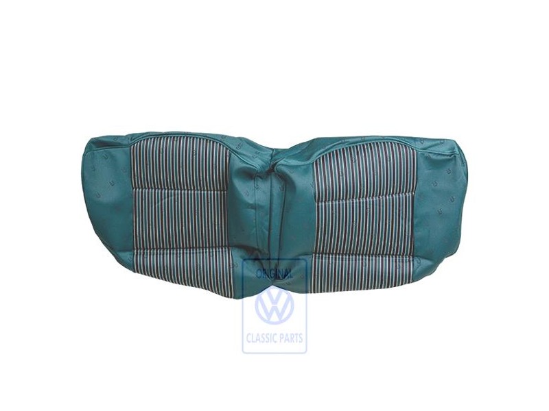 VW Original Tapizado Asiento (Tejido) Negro/Verde - 155885405ASAUJ