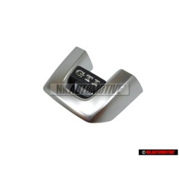 VW Original GTI Volante Rotulo Insignia Emblema Aluminio - 5K0419685P UTF