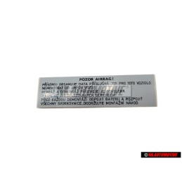 VW Original Adhesivo - 6U0010089C