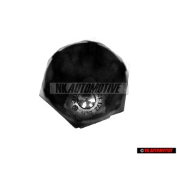 VW Original Capuchon P. Tornillo Rueda Negro Satinado - 867601173 01C