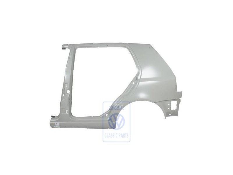 VW Original Pieza De Tramo - Pieza Lateral Con Columna B - 1H4809837