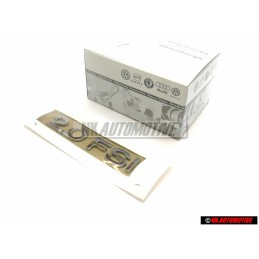 VW Original 2.0 FSI Trasero Rotulo Insignia Emblema Cromo - 3C0853675A 739