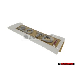 VW Original 2.0 TDI Trasero Rotulo Insignia Emblema Cromo Rojo - 3C0853675F GQF