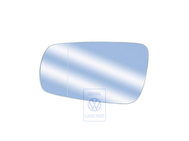 VW Original Cristal Espejo (Plano) Con Placa Soporte - 1H1857521