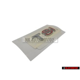 VW Original TSI Trasero Rotulo Insignia Emblema Cromo Rojo - 1K5853675J GQF