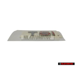 VW Original TSI Trasero Rotulo Insignia Emblema Cromo Rojo - 1K5853675J GQF