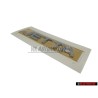 VW Original JETTA Trasero Rotulo Insignia Emblema Cromo - 1K5853687 739